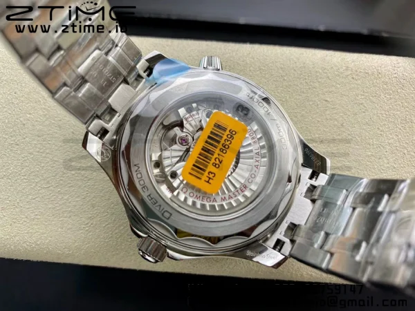 OMEGA Seamaster Diver 2018 300M VSF Best Edition Blue Ceramic Gray Dial on SS Bracelet A8800 - Super Clone Watch | 1:1 Best Version