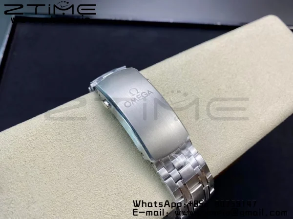 OMEGA Seamaster Diver 2018 300M VSF Best Edition Blue Ceramic Gray Dial on SS Bracelet A8800 - Super Clone Watch | 1:1 Best Version