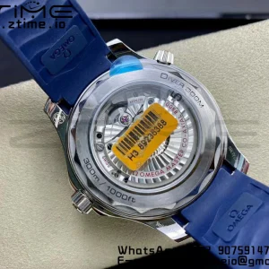 OMEGA Seamaster Diver 300M VSF 1:1 Best Edition Blue Ceramic Blue Dial on Blue Rubber Strap A8800 V2 - Super Clone Watch | 1:1 Best Version
