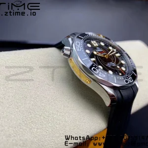 OMEGA Seamaster Diver 300M 007 James Bond VSF 1:1 Best Edition On Black Rubber Strap A8800 - Super Clone Watch | 1:1 Best Version