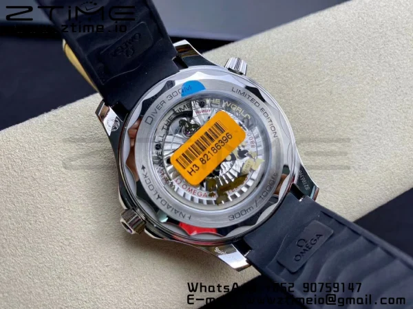 OMEGA Seamaster Diver 300M 007 James Bond VSF 1:1 Best Edition On Black Rubber Strap A8800 - Super Clone Watch | 1:1 Best Version