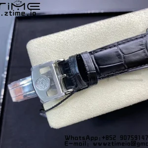 IWC Portuguese Real PR IW500710 ZF 1:1 Best Edition Cadran albastru pe curea din piele neagră A52010 V5 - Super Clone Watch | 1:1 Best Version