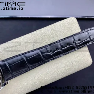 IWC Πορτογαλική Real PR IW500107 ZF 1:1 Best Edition Μαύρο καντράν σε μαύρο δερμάτινο λουράκι A52010 V5 - Super Clone Watch | 1:1 Best Version