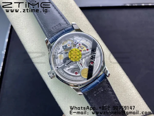 IWC ポルトギーゼ・リアルPR IW500107 ZF 1:1ベスト・エディション ホワイトダイアル ブルーレザーストラップ A52010 V5 - スーパークローン時計｜1:1ベスト・バージョン