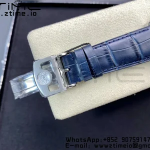 IWC ポルトギーゼ・リアルPR IW500107 ZF 1:1ベスト・エディション ホワイトダイアル ブルーレザーストラップ A52010 V5 - スーパークローン時計｜1:1ベスト・バージョン