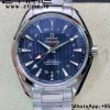 OMEGA Aqua Terra 150M 43.5mm GMT SS VSF 1:1 Best Edition Black Textured Dial on SS Bracelet A8605 Super Clone V2 - Super Clone Watch | 1:1 Best Version