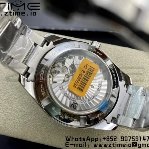 OMEGA Aqua Terra 150M 43.5mm GMT SS VSF 1:1 Best Edition Μαύρο ψηφιακό καντράν με υφή σε βραχιόλι SS A8605 Super Clone V2 - Super Clone Watch | 1:1 Best Version