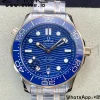 OMEGA 2018 Seamaster Diver 300M SS/RG VSF 1:1 Best Edition RG Bezel Blue Dial on SS/RG Bracelet A8800 - Super Clone Watch | 1:1 Best Version
