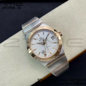 OMEGA Constellation 38mm SS/YG VSF 1:1 Best Edition White Textured Dial on SS/YG Bracelet A8500 Super Clone - Super Clone Watch | 1:1 Best Version