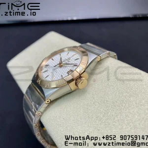 OMEGA Constellation 38mm SS/YG VSF 1:1 Best Edition White Textured Dial on SS/YG Bracelet A8500 Super Clone - Super Clone Watch | 1:1 Best Version
