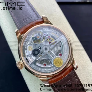 IWC Portuguese Real PR RG IW500702 ZF 1:1 Best Edition Gray Dial on Brown Leather Strap A52010 V5 - Super Clone Watch | 1:1 Best Version