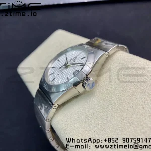 オメガ コンステレーション 38mm SS VSF 1:1ベストエディション ホワイトテクスチャードダイアル SSブレスレット A8500 スーパークローン - スーパークローン時計 | 1:1ベストバージョン
