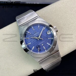 OMEGA Constellation 38mm SS VSF 1:1 Best Edition Blue Textured Dial on SS Bracelet A8500 Super Clone - Super Clone Watch | 1:1 Best Version