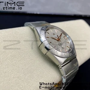 OMEGA Constellation 38mm SS/RG VSF 1:1 Best Edition Gray Textured Dial on SS Bracelet A8500 Super Clone - Super Clone Watch | 1:1 Best Version