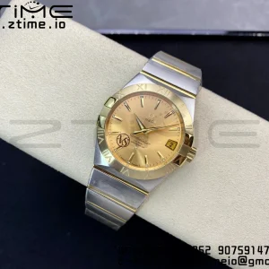 OMEGA Constellation 38mm SS/YG VSF 1:1 Best Edition Yellow Gold Dial on SS/YG Bracelet A8500 Super Clone - Super Clone Watch | 1:1 Best Version