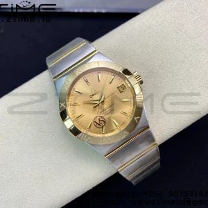 OMEGA Constellation 38mm SS/YG VSF 1:1 Best Edition Yellow Gold Dial on SS/YG Bracelet A8500 Super Clone - Super Clone Watch | 1:1 Best Version