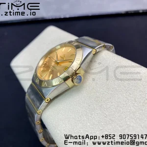 OMEGA Constellation 38mm SS/YG VSF 1:1 Best Edition Yellow Gold Dial on SS/YG Bracelet A8500 Super Clone - Super Clone Watch | 1:1 Best Version