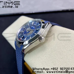 OMEGA OMEGA Aqua Terra Worldtimer VSF 1:1 Best Edition Blue Dial on Blue Rubber Strap A8938 Super Clone - Super Clone Watch | 1:1 Best Version