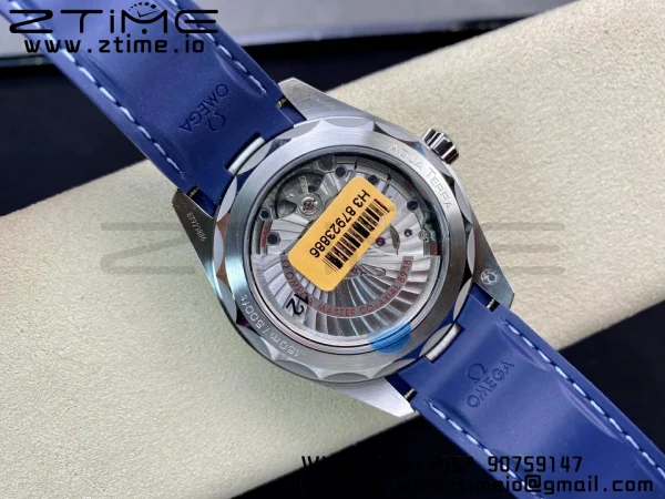 OMEGA OMEGA Aqua Terra Worldtimer VSF 1:1 Best Edition Blue Dial on Blue Rubber Strap A8938 Super Clone - Super Clone Watch | 1:1 Best Version