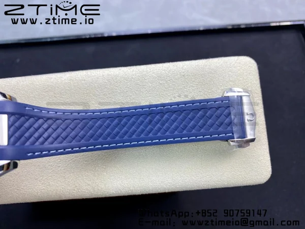OMEGA OMEGA Aqua Terra Worldtimer VSF 1:1 Best Edition Blue Dial on Blue Rubber Strap A8938 Super Clone - Super Clone Watch | 1:1 Best Version