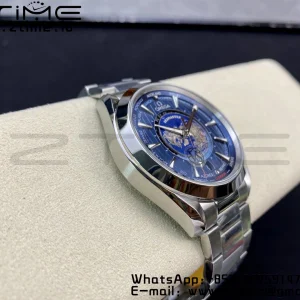OMEGA Aqua Terra Worldtimer VSF 1:1 Best Edition Blue Dial on SS Bracelet A8938 Super Clone - Super Clone Watch | 1:1 Best Version