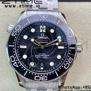 OMEGA Seamaster Diver 300M 007 James Bond VSF 1:1 Best Edition On  SS Bracelet  A8800 - Super Clone Watch | 1:1 Best Version