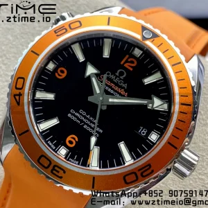 OMEGA Planet Ocean Professional Orange Kehys 42mm 1:1 VSF Best Edition oranssi kumihihna A8500 Super Clone - Super Clone Watch | 1:1 paras versio