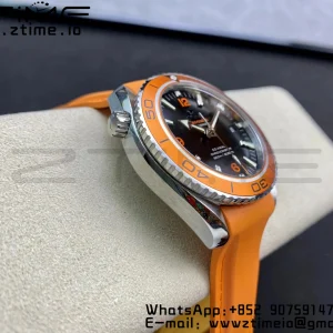 OMEGA Planet Ocean Professional Orange Kehys 42mm 1:1 VSF Best Edition oranssi kumihihna A8500 Super Clone - Super Clone Watch | 1:1 paras versio