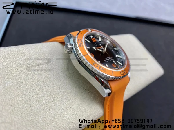 OMEGA Planet Ocean Professional Orange Kehys 42mm 1:1 VSF Best Edition oranssi kumihihna A8500 Super Clone - Super Clone Watch | 1:1 paras versio
