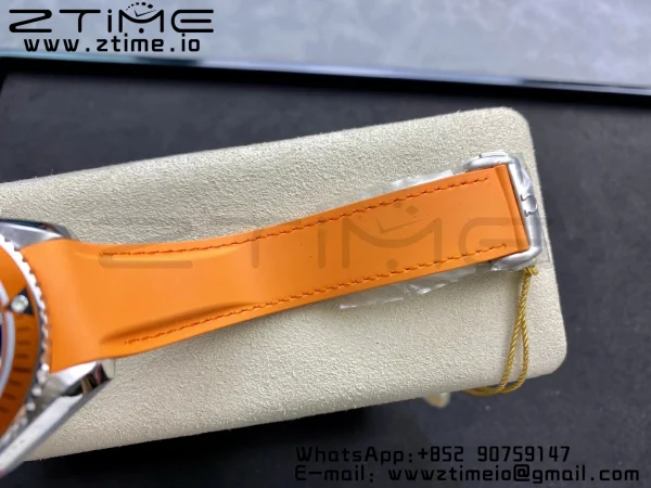 OMEGA Planet Ocean Professional Orange Kehys 42mm 1:1 VSF Best Edition oranssi kumihihna A8500 Super Clone - Super Clone Watch | 1:1 paras versio