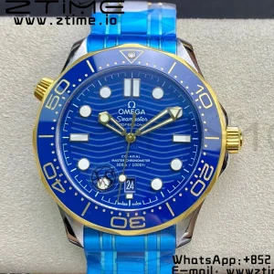 OMEGA 2018 Seamaster Diver 300M SS/YG VSF 1:1 Best Edition YG Bezel Blue Dial on SS/YG Bracelet A8800 - Super Clone Watch | 1:1 Best Version