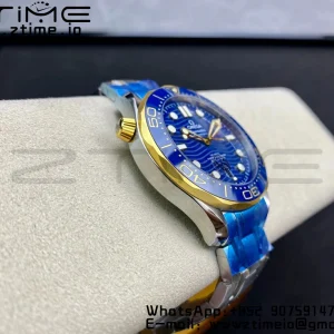OMEGA 2018 Seamaster Diver 300M SS/YG VSF 1:1 Best Edition YG Bezel Blue Dial on SS/YG Bracelet A8800 - Super Clone Watch | 1:1 Best Version