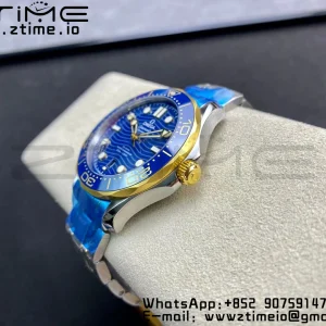 OMEGA 2018 Seamaster Diver 300M SS/YG VSF 1:1 Best Edition YG Bezel Blue Dial on SS/YG Bracelet A8800 - Super Clone Watch | 1:1 Best Version