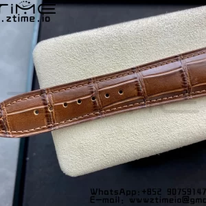 Blancpain Villeret 6654 SS/RG Complicated Function OMF 1:1 Best Edition White Dial on Brown Leather Strap A6654 V3 - Super Clone Watch | 1:1 Best Version