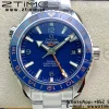OMEGA Planet Ocean 600M Co-Axial GMT 43.5mm VSF 1:1 Best Edition Blue Dial Blue Ceramic Bezel on SS Bracelet A8605 Super Clone - Super Clone Watch | 1:1 Best Version