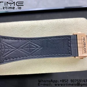 HUBLOT Big Bang Sang Bleu RG Titanium 415.OX.1118.VR.MXM17 WWF 1:1 Best Edition Blue Skeletonal Dial On Blue Gummy Strap Asian HB1213 - Super Clone Watch | 1:1 Best Version