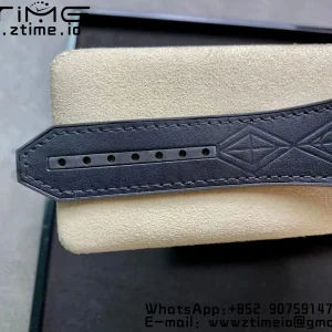 HUBLOT Big Bang Sang Bleu Titanium 415.NX.1112.VR.1704.MXM17 WWF 1:1 Best Edition Diamonds Case On Blue Gummy Strap Asian HB1213 - Super Clone Watch | 1:1 Best Version