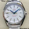 OMEGA Aqua Terra 150M SS VSF 1:1 Best Edition White Dial Blue Markers on SS Bracelet A8500 Super Clone - Super Clone Watch | 1:1 Best Version