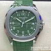 PATEK PHILIPPE Aquanaut 5168G 42mm SS 3KF 1:1 Best Edition Green Dial on Green Rubber Strap A324 Super Clone V2 - Super Clone Watch | 1:1 Best Version