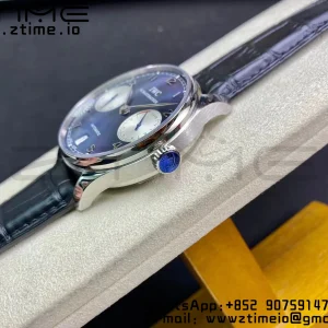 IWC Πορτογαλική Real PR Laureus Edition IW500112 ZF 1:1 Best Edition Blue Dial on Black Leather Strap A52010 V5 - Super Clone Watch | 1:1 Best Version