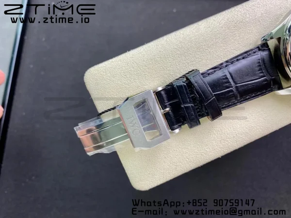 IWC Πορτογαλική Real PR Laureus Edition IW500112 ZF 1:1 Best Edition Blue Dial on Black Leather Strap A52010 V5 - Super Clone Watch | 1:1 Best Version