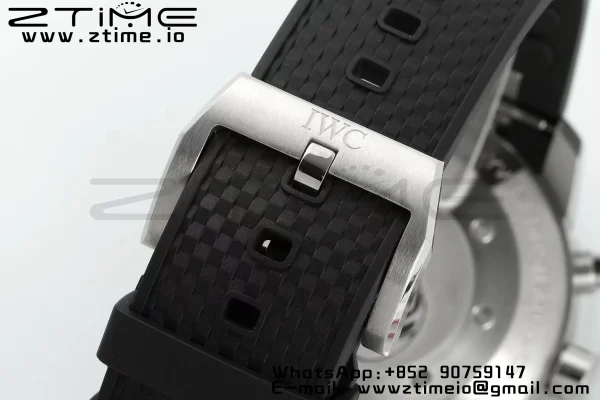 IWC Aquatimer Chrono IW376803 SS APSF 1:1 Best Edition Black Dial on Black Rubber Strap DD7750 - Super Clone Watch | 1:1 Best Version