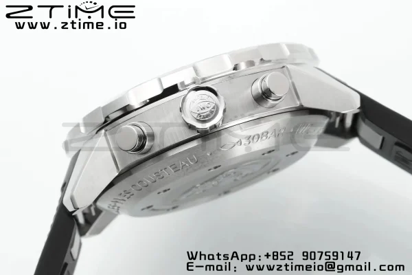 IWC Aquatimer Chrono IW376805 SS APSF 1:1 Best Edition Blue Dial on Black Rubber Strap DD7750 - Super Clone Watch | 1:1 Best Version