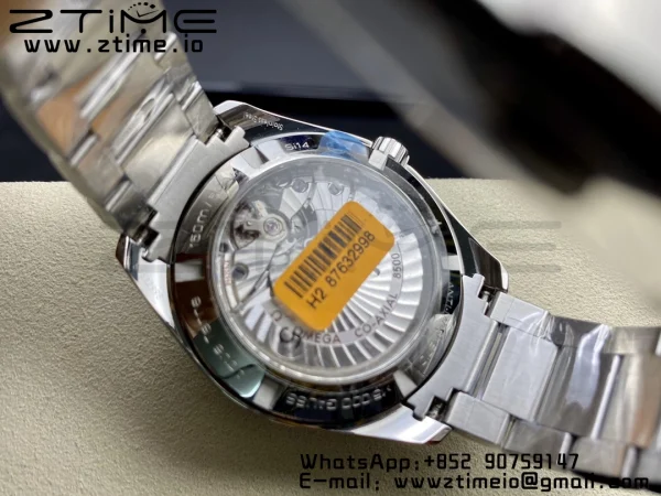 OMEGA Aqua Terra 150M SS VSF 1:1 Best Edition White Wave Textured Dial on SS Bracelet A8500 Super Clone - Super Clone Watch | 1:1 Best Version