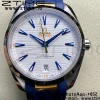 OMEGA Aqua Terra 150M Master Chronometers VSF 1:1 Best Edition White Dial on Blue Rubber Strap A8900 Super Clone - Super Clone Watch | 1:1 Best Version