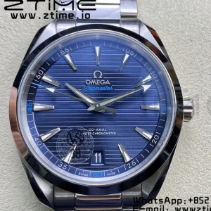 OMEGA Aqua Terra 150M Master Chronometers VSF 1:1 Best Edition Deep Blue Dial Silver Hand on SS Bracelet A8900 Super Clone - Super Clone Watch | 1:1 Best Version