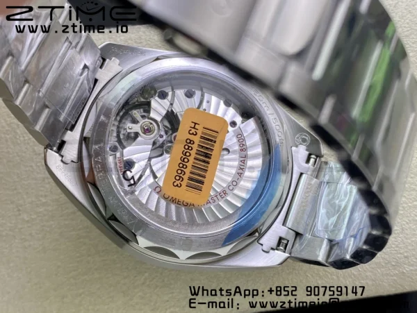 OMEGA Aqua Terra 150M Master Chronometers VSF 1:1 Best Edition Black Dial Green Hand on SS Bracelet A8900 Super Clone - Super Clone Watch | 1:1 Best Version