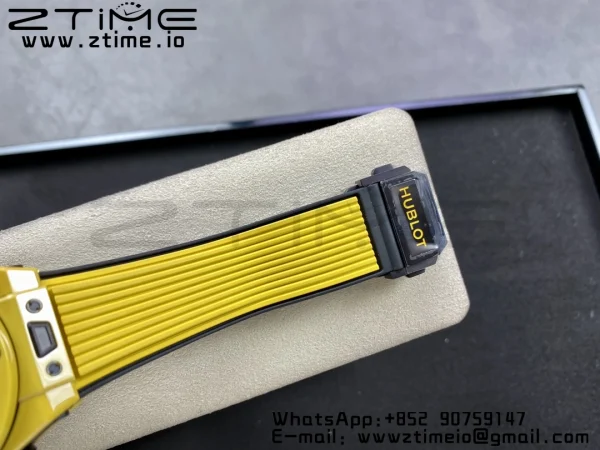 Hublot Big Bang Unico 441.ES.5119.RX Ceramic BBF 1:1 Best Edition Skeleton Dial on Yellow Rubber Strap A1280 - Super Clone Watch | 1:1 Best Version