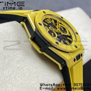 Hublot Big Bang Unico 441.ES.5119.RX Ceramic BBF 1:1 Best Edition Skeleton Dial on Yellow Rubber Strap A1280 - Super Clone Watch | 1:1 Best Version