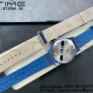 IWC Mark XVIII IW328101 Blue Ceramic M+F 1:1 Best Edition Blue Dial on Blue Nylon Strap A35111 - Super Clone Watch | 1:1 Best Version